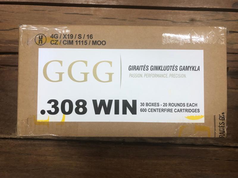 GGG .308 Win 147 gr - Låda