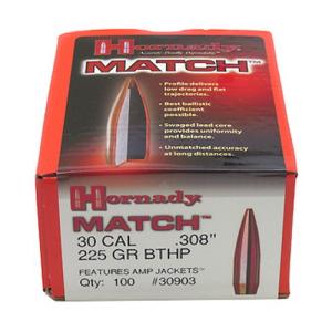 .30 Hornady Match BTHP 225 gr