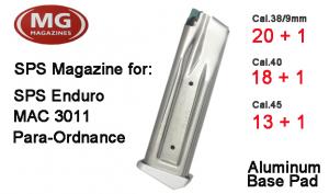 High Cap 2011 Enduro/Para Ordnance Alu basepad Magazine (Double Stack)