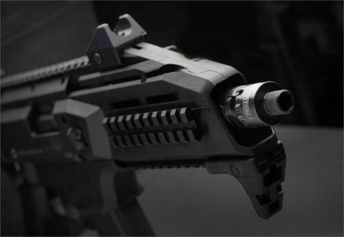 CZ Scorpion EVO Suppressor Adapter 1/2-28 Blue