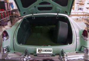 1953 Bagage  Papp/matta Cadillac Cab utan el lås