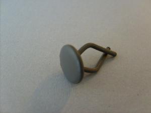 Panelclips 2280 Brun hatt  6 st