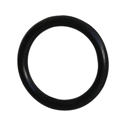 Gummi ring Knapen svart 5 styck