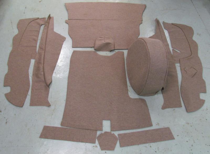 1953 Bagage Original tyg Cadillac Coupe utan el lås