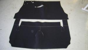 1950-1958 matta Klippt lugg 2 dr