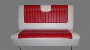 Nostalgisoffa Cadillac 1959 röd/vit