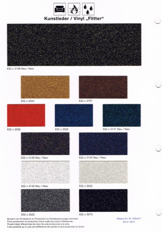 Flake vinyl Koppar