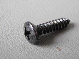 Plåtskruv  svarta 3,9*13 mm kullerförsänkt