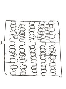 Resårstomme Rygg fram Vänster Förarsida