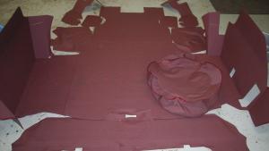 1959 Original tyg Ej el lås Convertible Cadillac Bagage