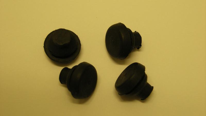 Gummiplugg 8 mm hål 10 st