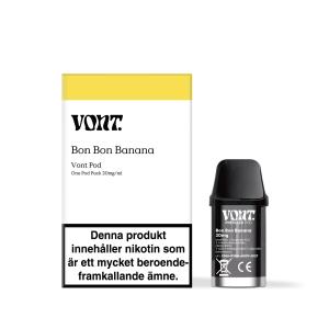 BON BON BANANA (20MG, ENGÅNGSPOD) - VONT POD