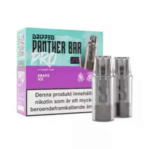 GRAPE ICE (2ML, 20MG NICSALT) - PANTHER BAR PRO