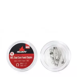 HELLVAPE MTL DUAL CORE FUSED CLAPTON, (1,0 ohm)