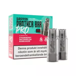 STRAWBERRY WATERMELON BUBBLEGUM (2ML, 20MG NICSALT) - PANTHER BAR PRO