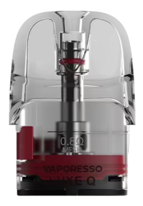 VAPORESSO LUXE Q PODS (4-PACK, 3ML), 0.8OHM
