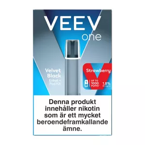 STRAWBERRY (20MG, BATTERI INKL POD) - VEEV ONE POD