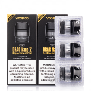 VOOPOO DRAG NANO 2 POD (3-PACK, 2ML), 0,8 OHM