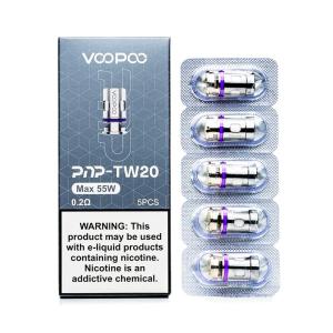 VOOPOO PNP COILS, TW20 (0,2 OHM, 5-PACK)
