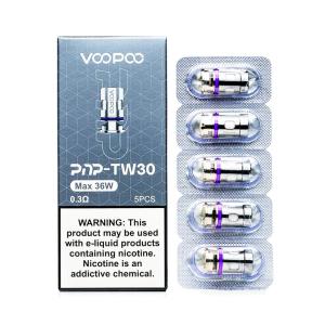 VOOPOO PNP COILS, TW30 (0,3 OHM, 5-PACK)