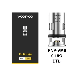 VOOPOO PNP COILS, VM6 0.15OHM
