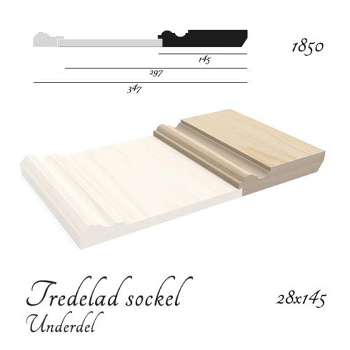 Sockel Tredelad (underdel)