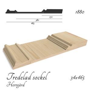 Tredelad sockel Herrgård