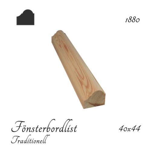 Fönsterbordlist traditionell