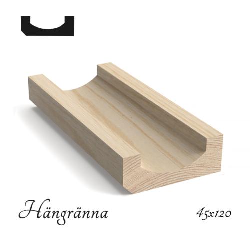 Hängränna Rektangulär