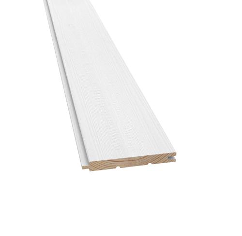 Slätspont borstad vitmålad