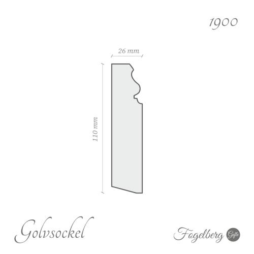 Golvsockel Fogelberg