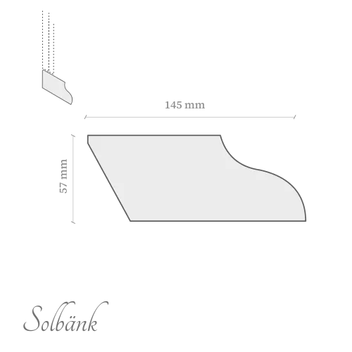 Solbänk Furu