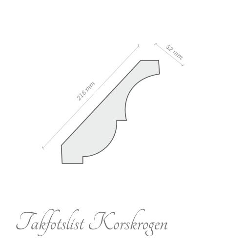 Takfotslist Korskrogen