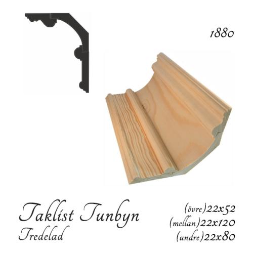 Taklist tredelad Tunbyn