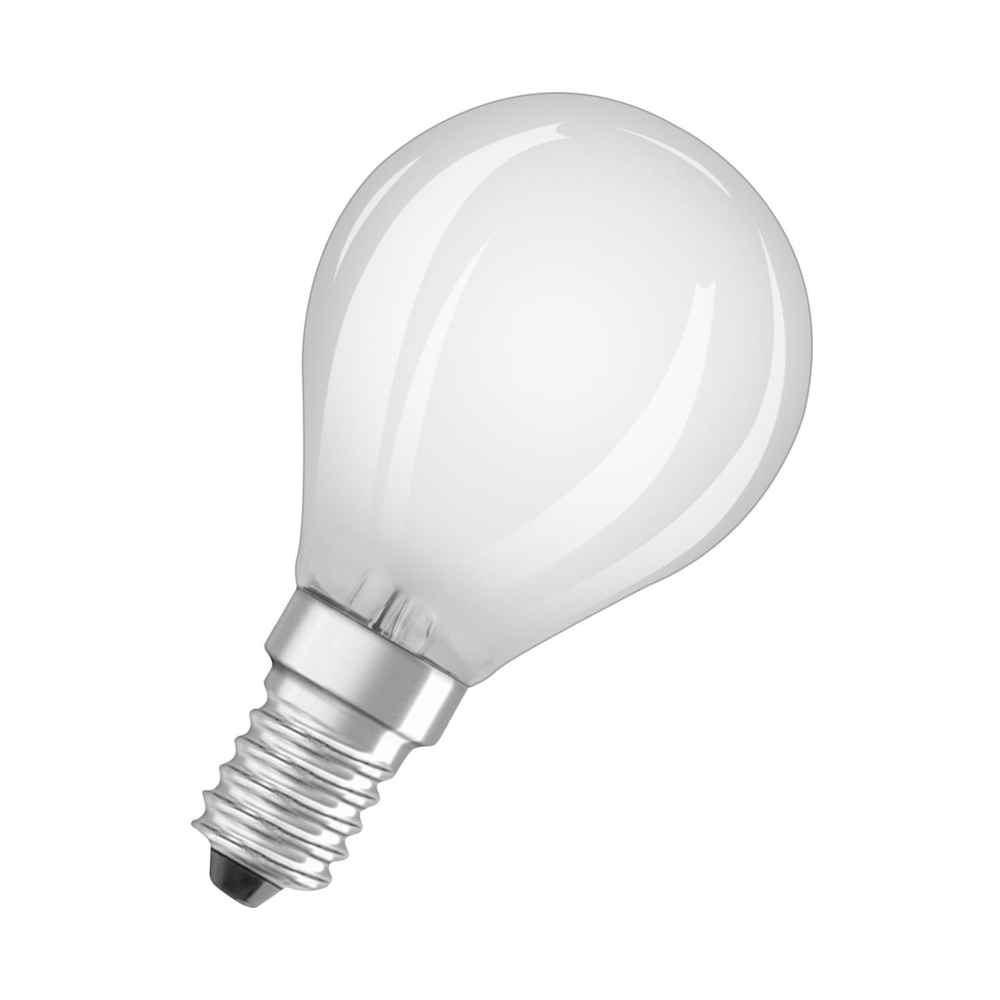 LED-Pære Globe LED Retrofit Classic P E14 4W 220-240V 470lm 2700K Mat 3stk Osram