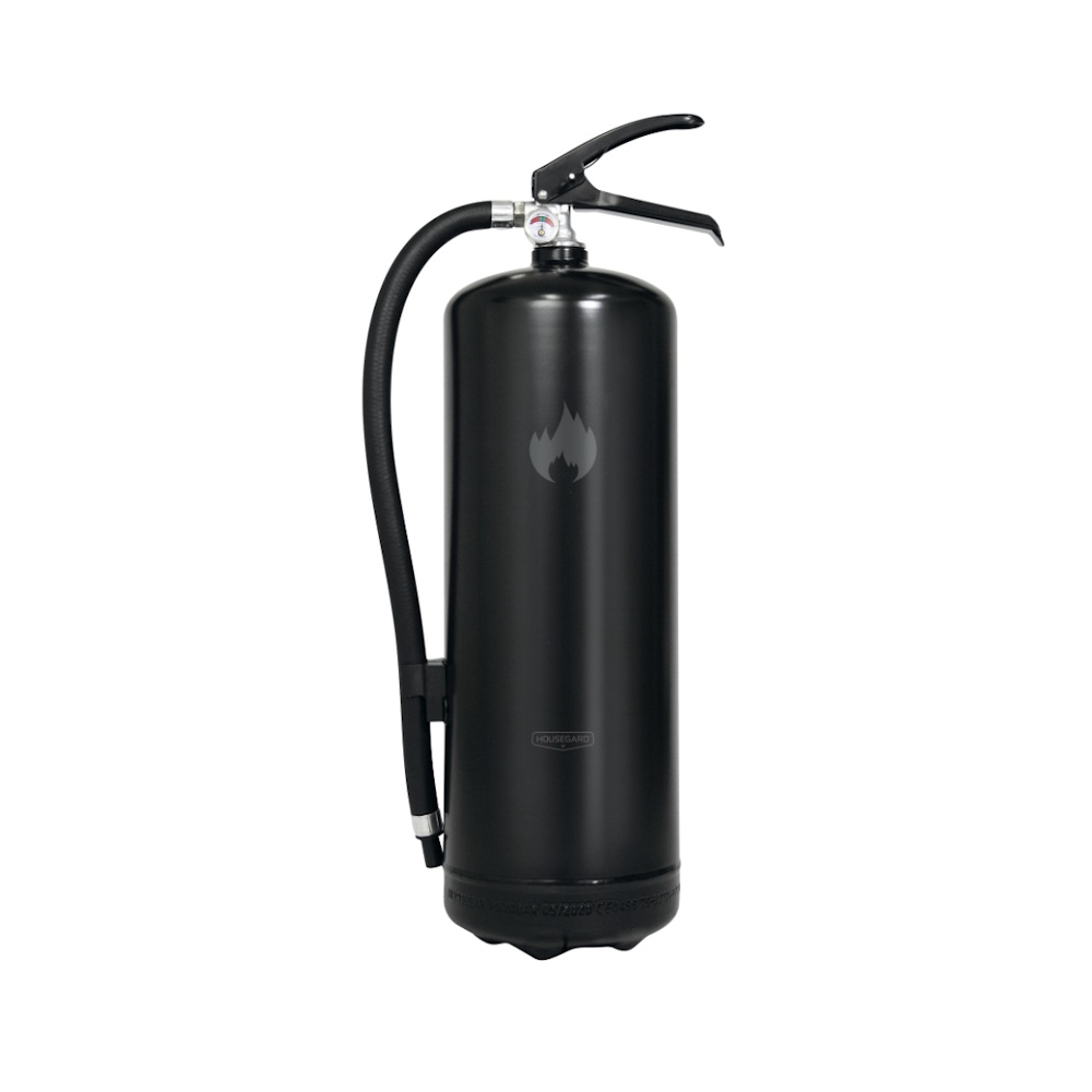 Fire Extinguisher Powder, 55A, 6kg, Black, Housegard