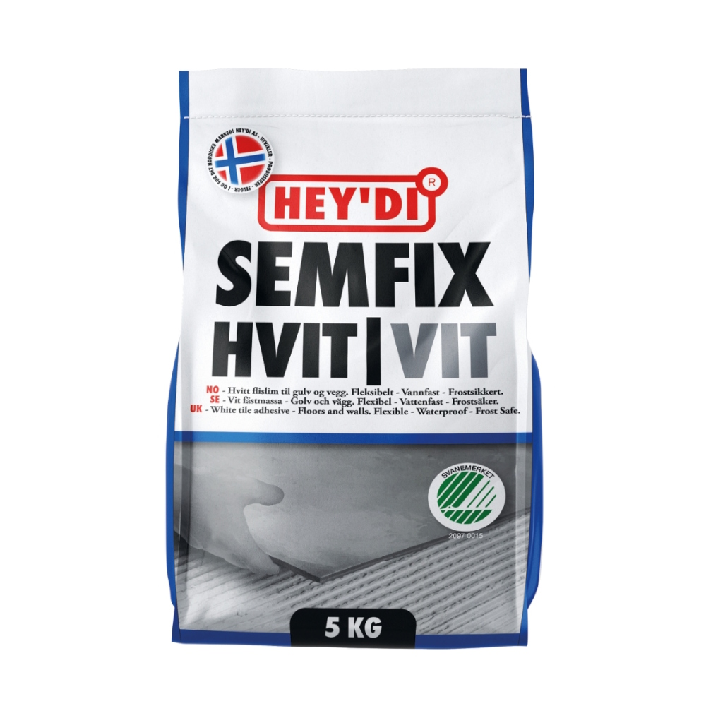 Hey'di Lim Semfix 5kg Hvid