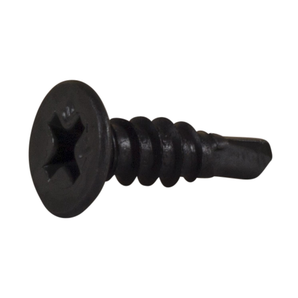 Monteringsskrue Med Borespids Ph2 4,2x14mm Sort Fosfateret 500stk Essve