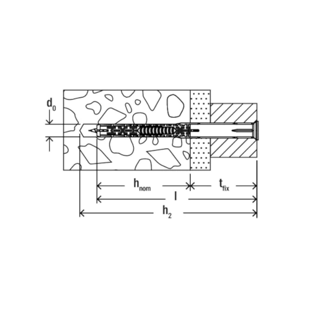 Facadeprop Duoxpand TX40 10x80mm 50stk Fischer