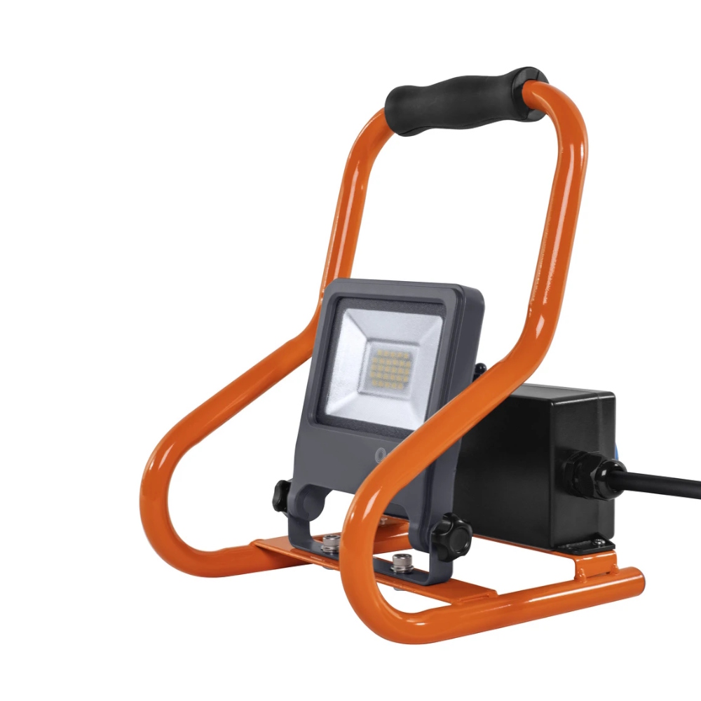 LED Arbejdslampe 840 R-Stand Fatning 92mA 20W 220-240V IP44 Hvid Solar Netto