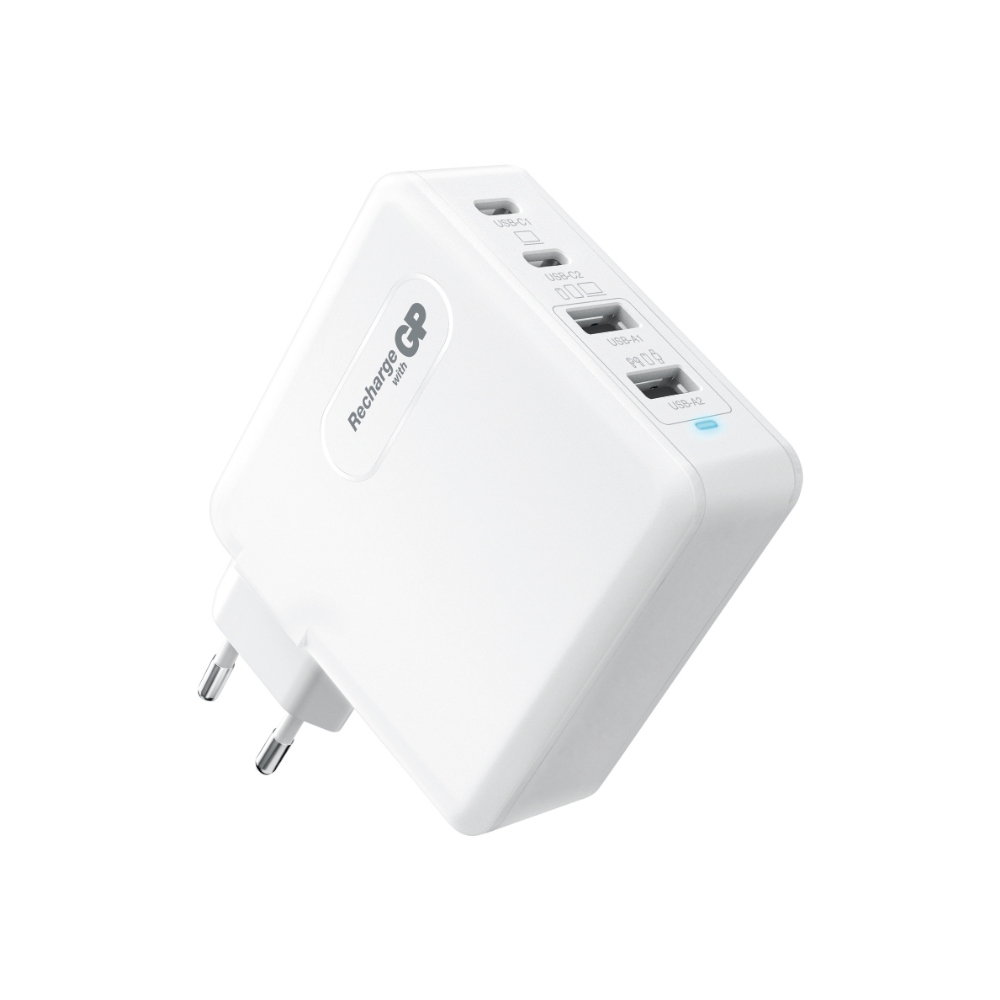 Vægoplader GaN 100W Hvid GP