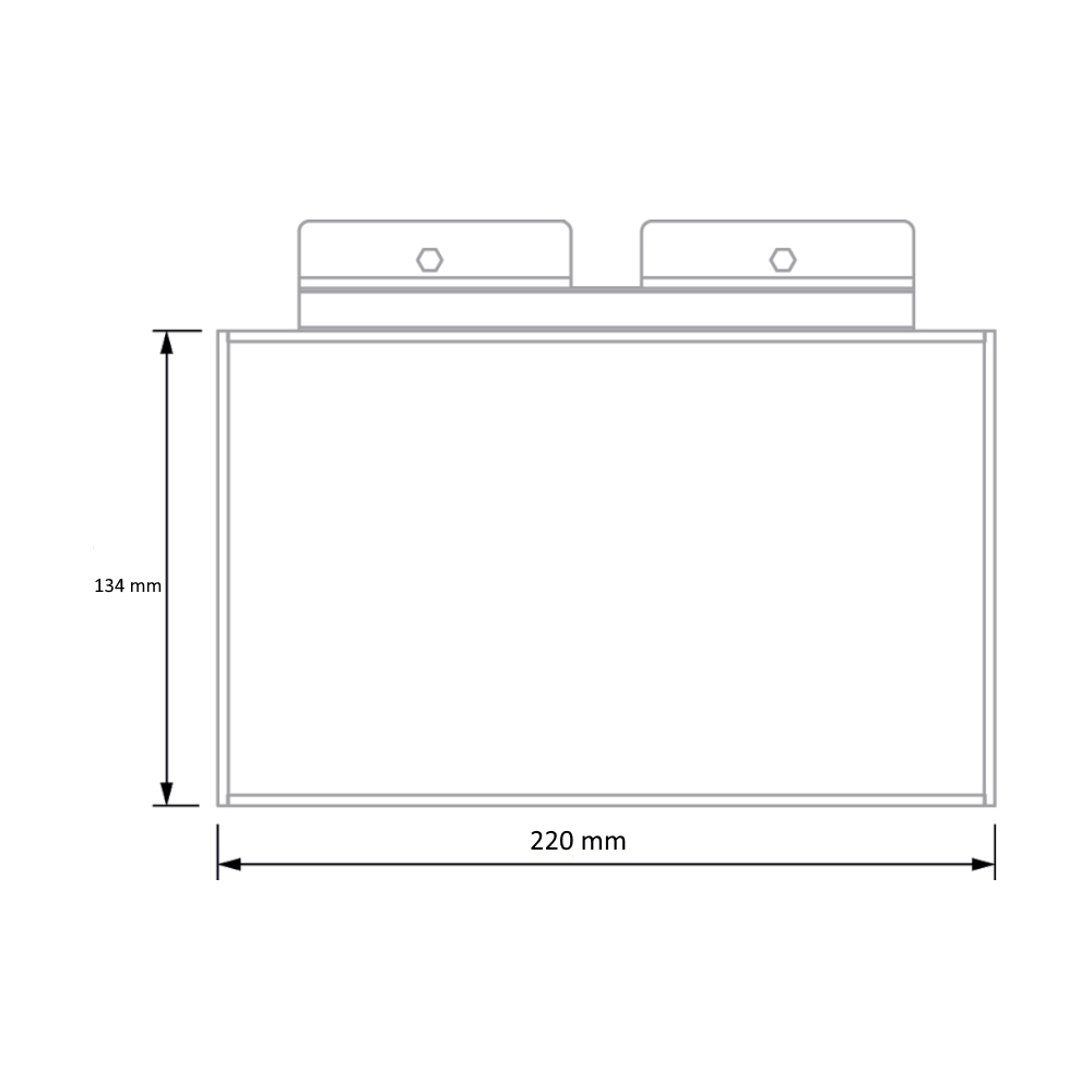 Nummerplade AVR8 Aluminium Legrand