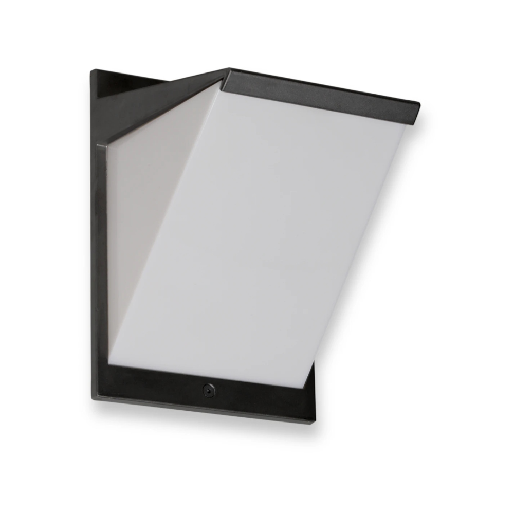 Væglampe AVR8 LED 14W 230V 770lm 3000K IP44 Sortgrå Legrand