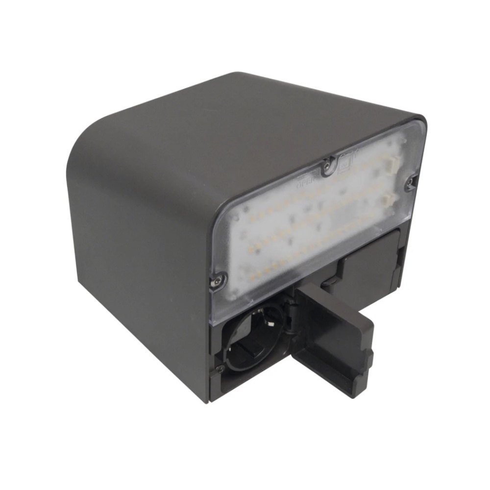 Viva Udendørs Væglampe 2-Udtag 10W 220-240V 1200lm 830/840 IP44 Grafit Legrand