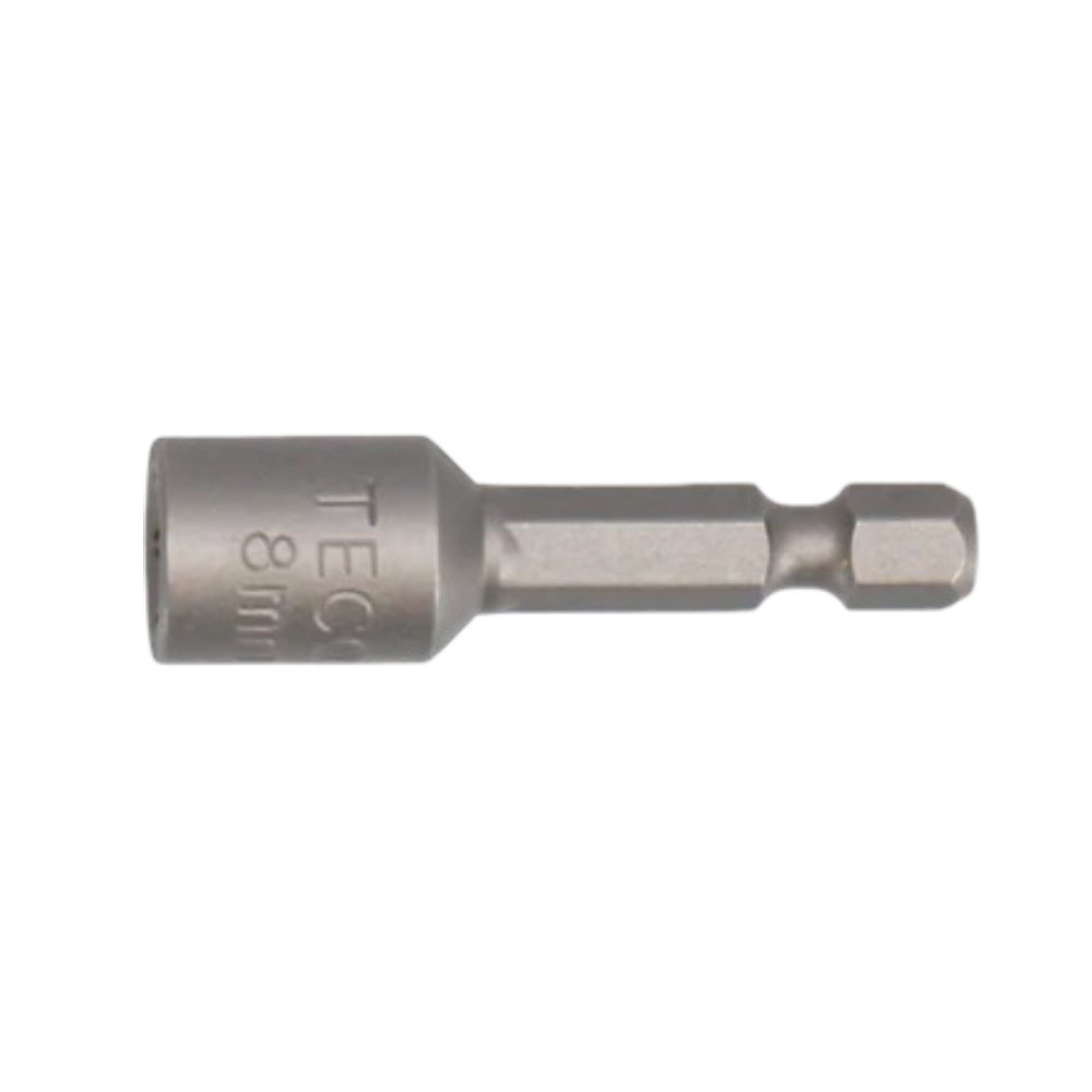 Topnøglebits 8x45mm S2 Stål 10stk Tecos