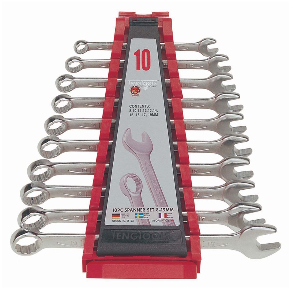 U-Ringnøglesæt 10-Delt Teng Tools