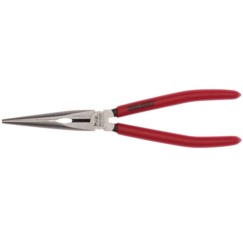 Fladnæbbetang Lige Med Sideskær 80° 200mm Teng Tools