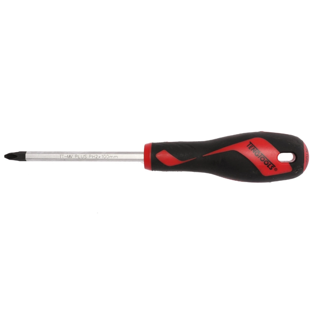 Skruetrækker PH2x100mm Mellem Håndtag MD948N4 Teng Tools
