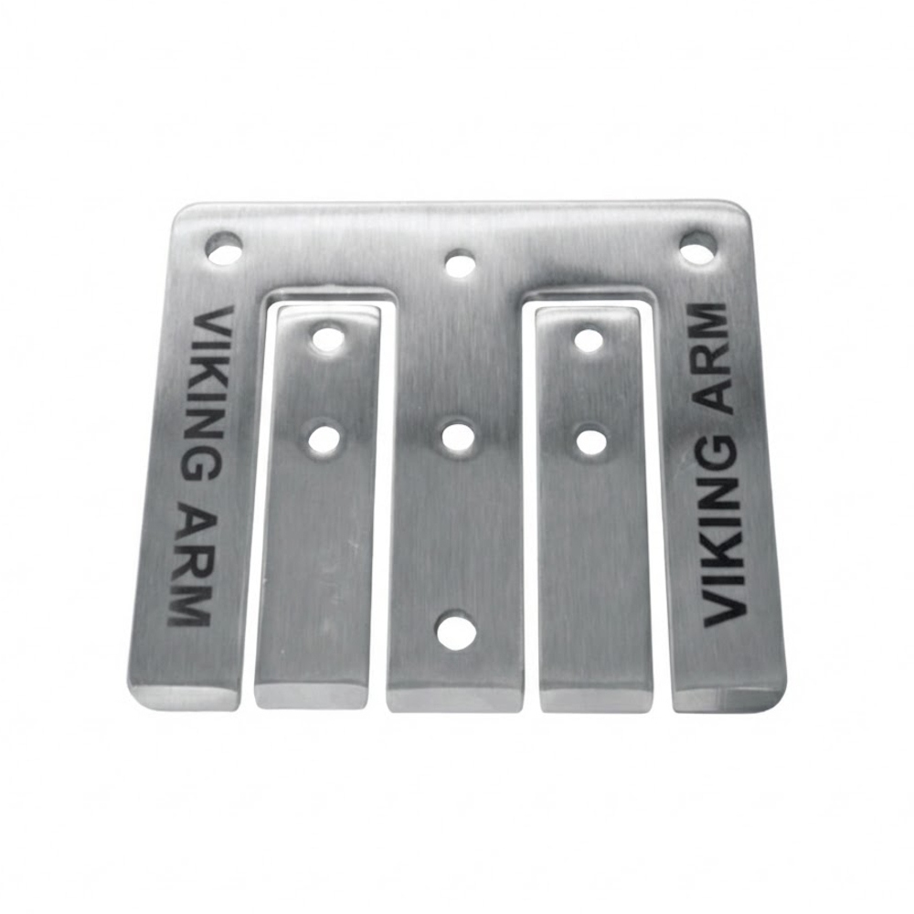 Bundplade 6mm Viking Arm