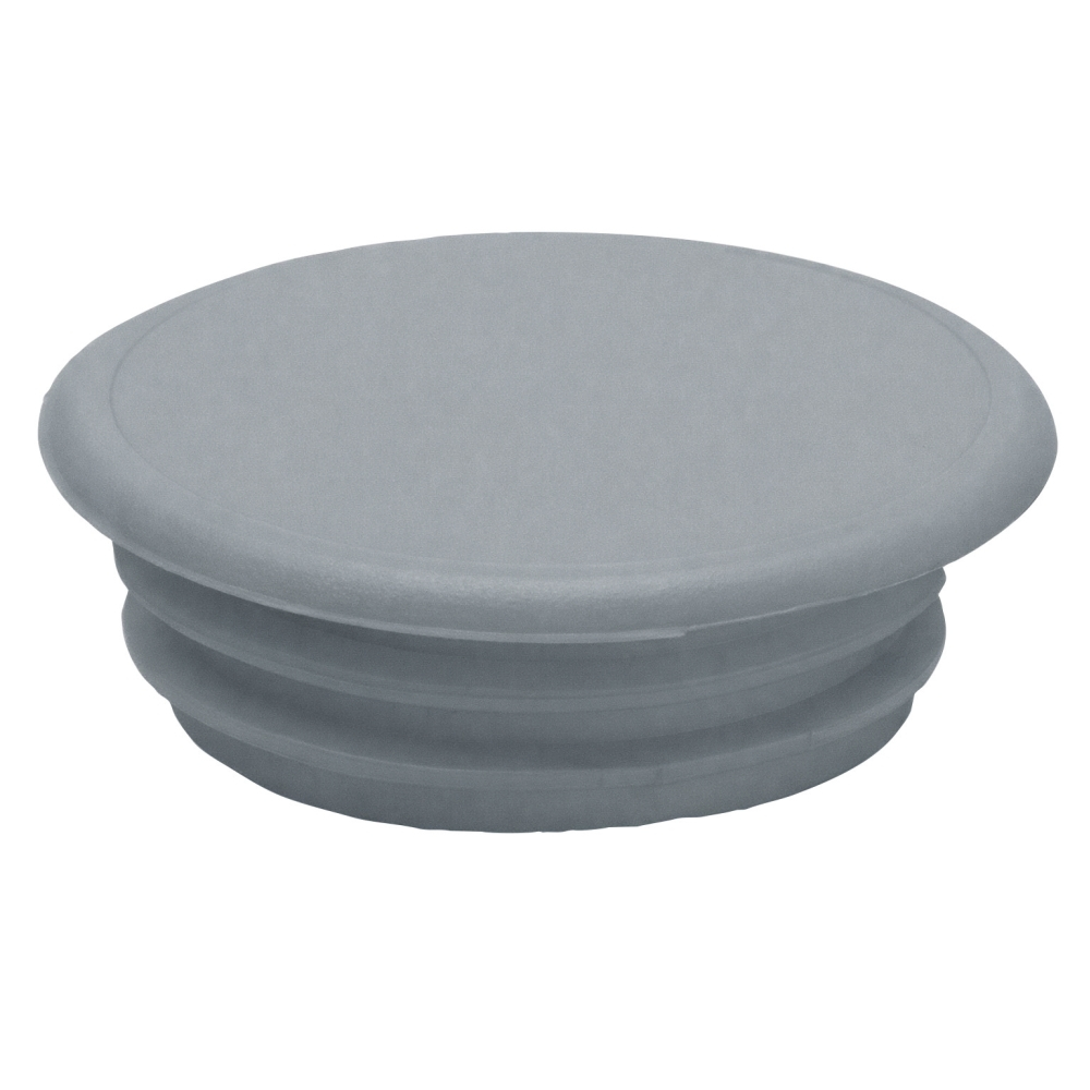 Dækkappe 16/19mm Plastik Grå 200stk Fast 286218